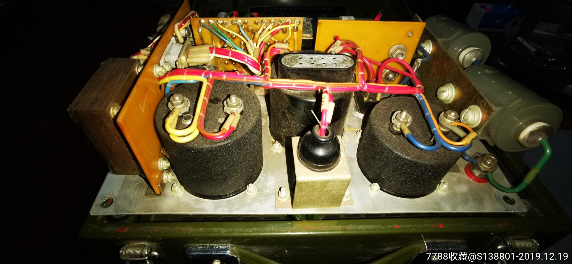 应该不是民用的:1973年发电机自激恒压控制箱