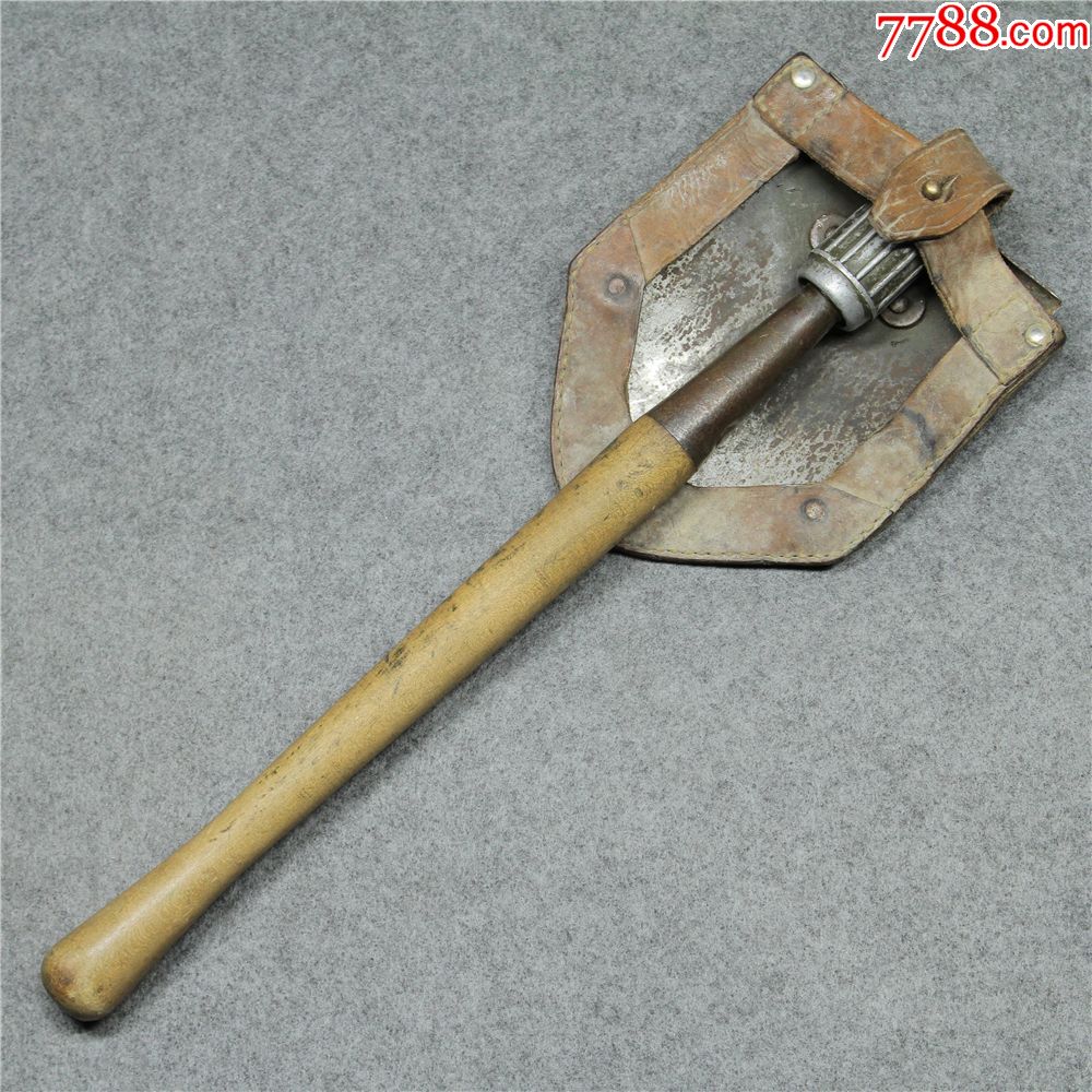 包邮好品二战原品1944年产美军m43型木柄折叠工兵锹铲_价格880元【军