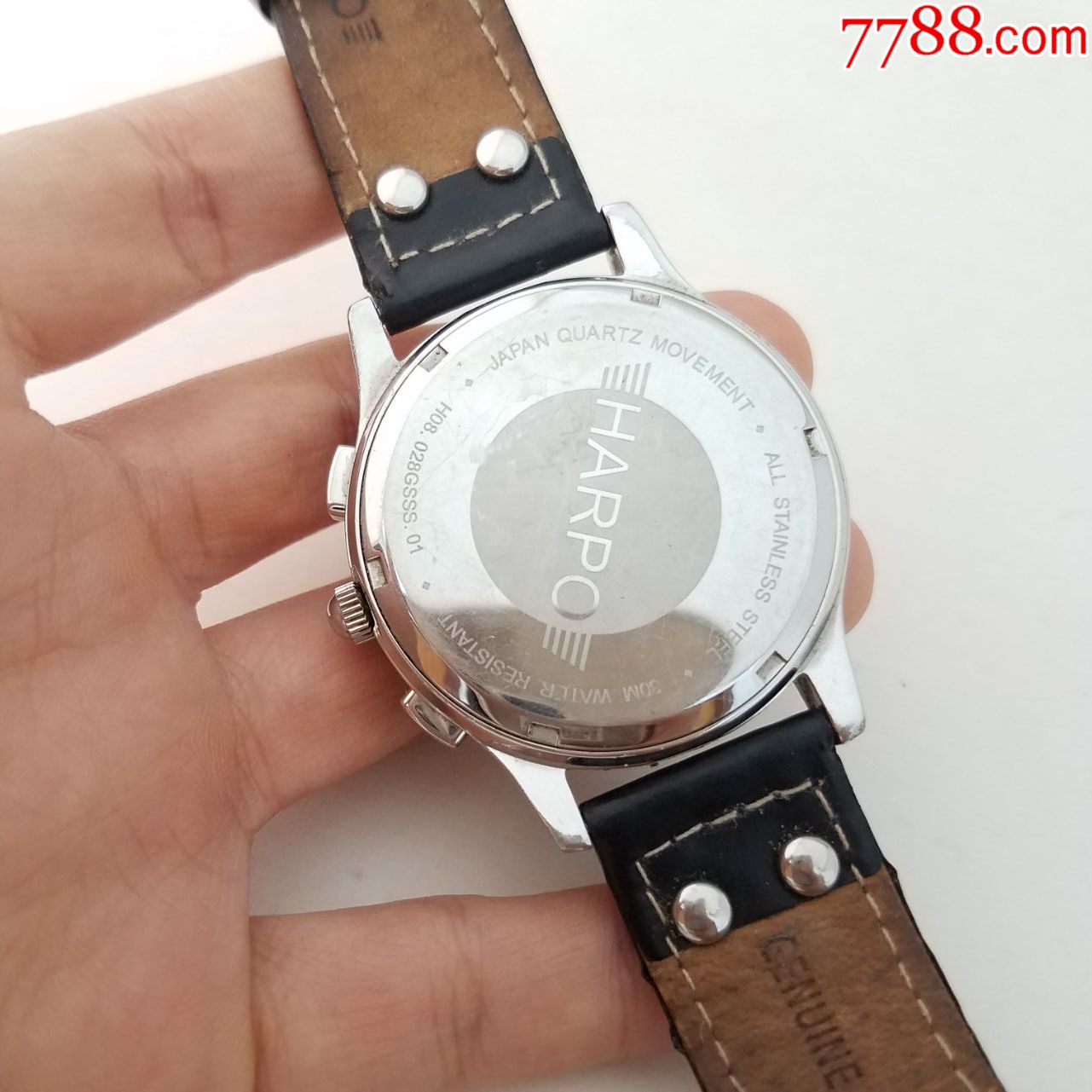 harpo电子计时男表【夜光漂亮】【经典蛇头指针】【独特全数字夜光