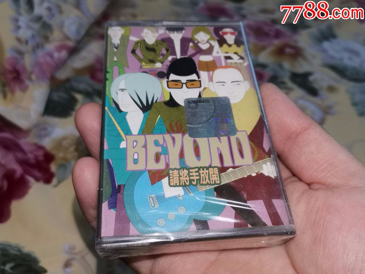 beyond《请将手放开》1997年粤语专辑,滚石原版磁带,全新未拆,新马