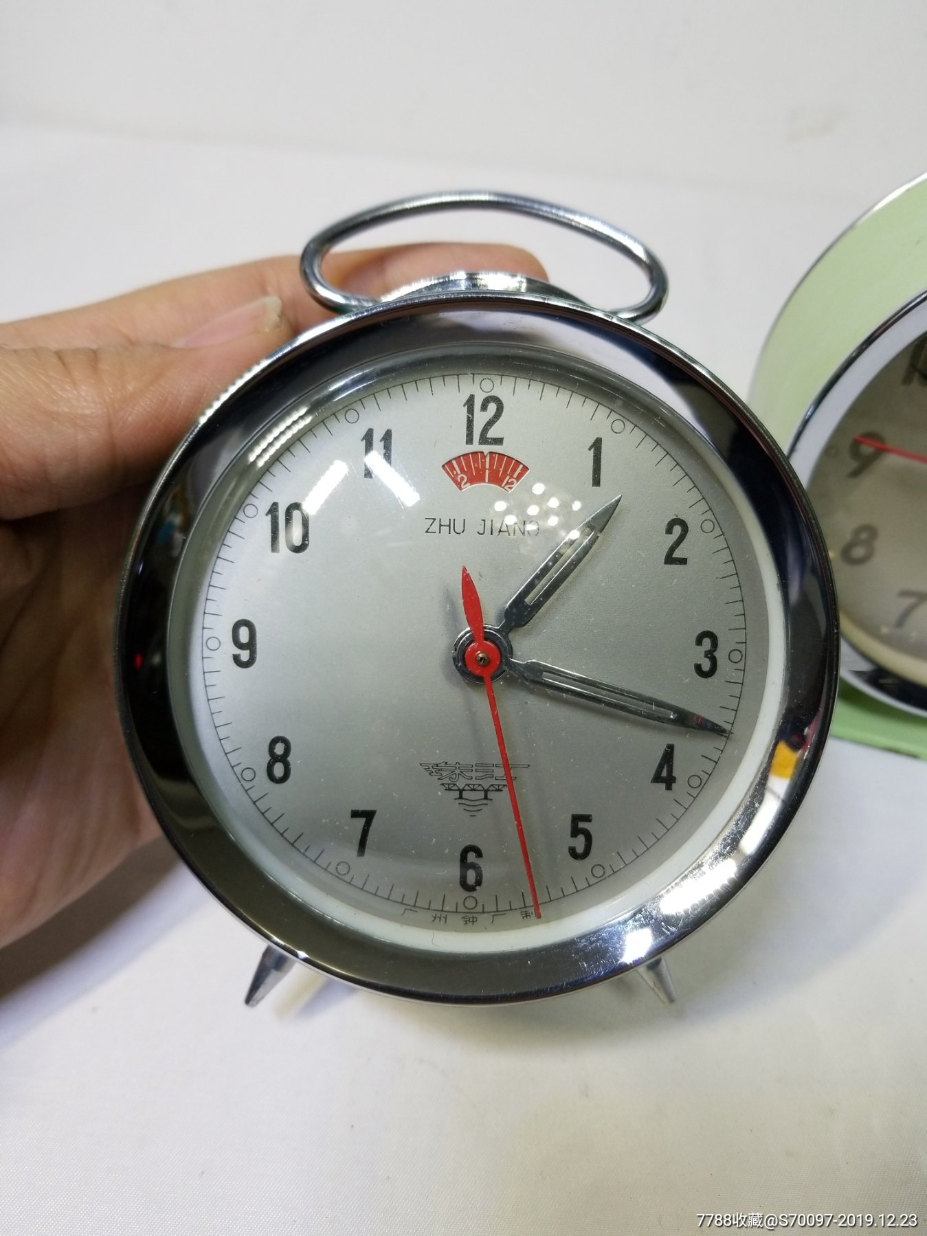 珠江,舵牌老闹钟合拍,老钟表手表收藏