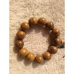 超低价起拍正宗鸡翅木18MM佛珠木手串(au21998760)_7788收藏__收藏热线