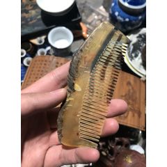 牛角梳子，品相如图！(au22002742)_7788收藏__收藏热线