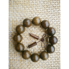 金丝楠阴沉木佛珠20MM颗佛珠木手串(au22012060)_7788收藏__收藏热线