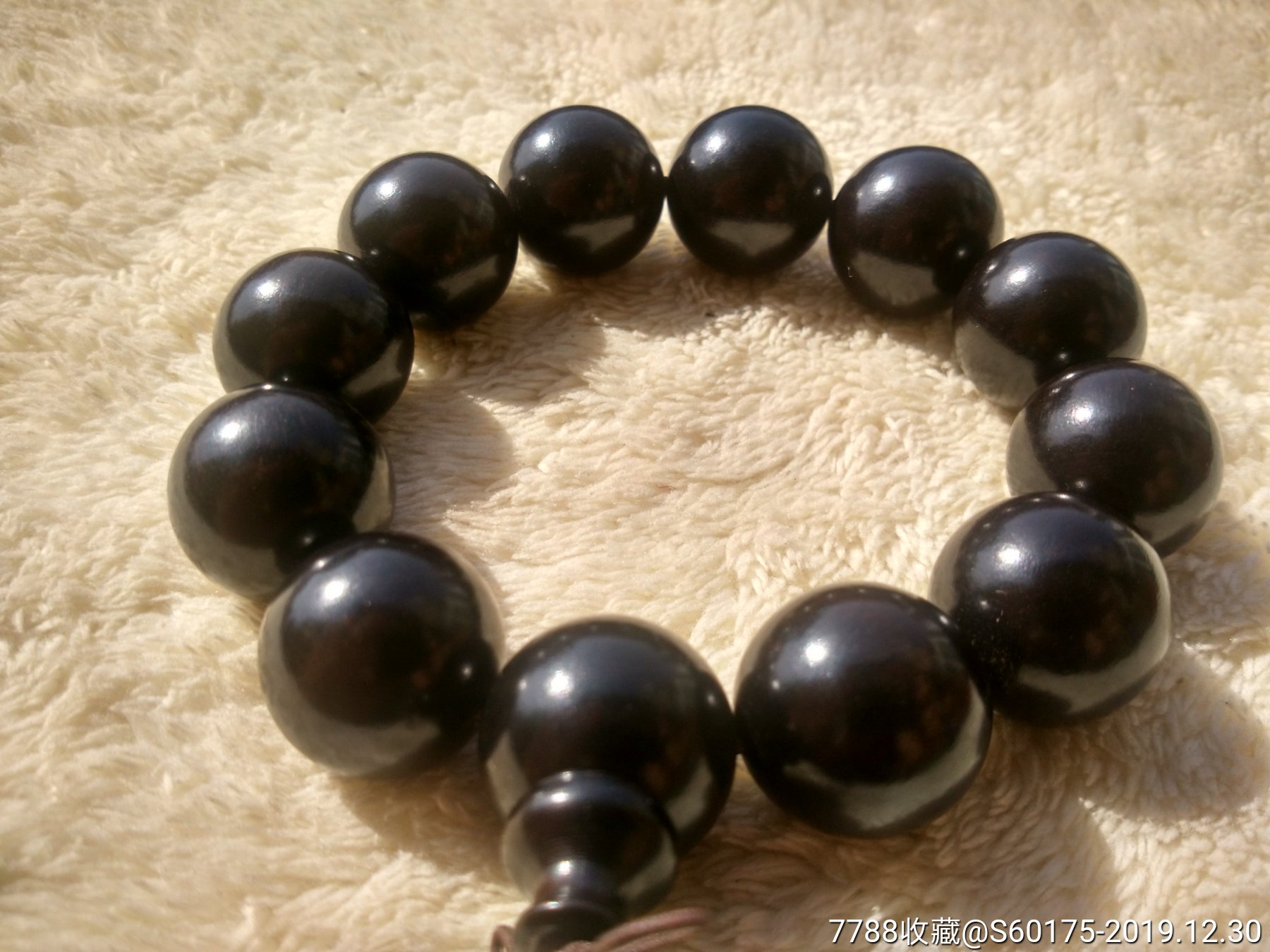 黑檀20mm佛珠木手串