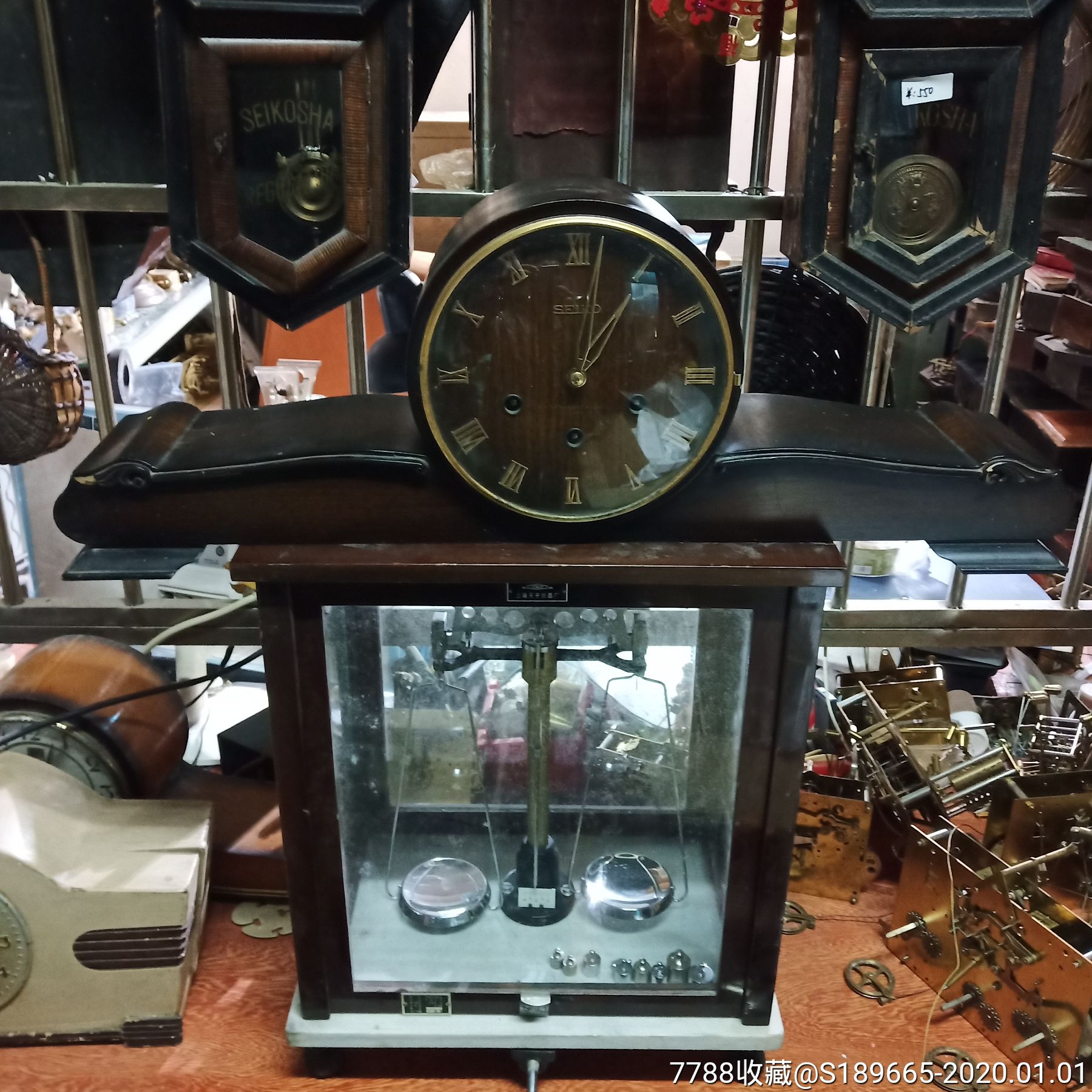 日本精工老式座钟图片图片