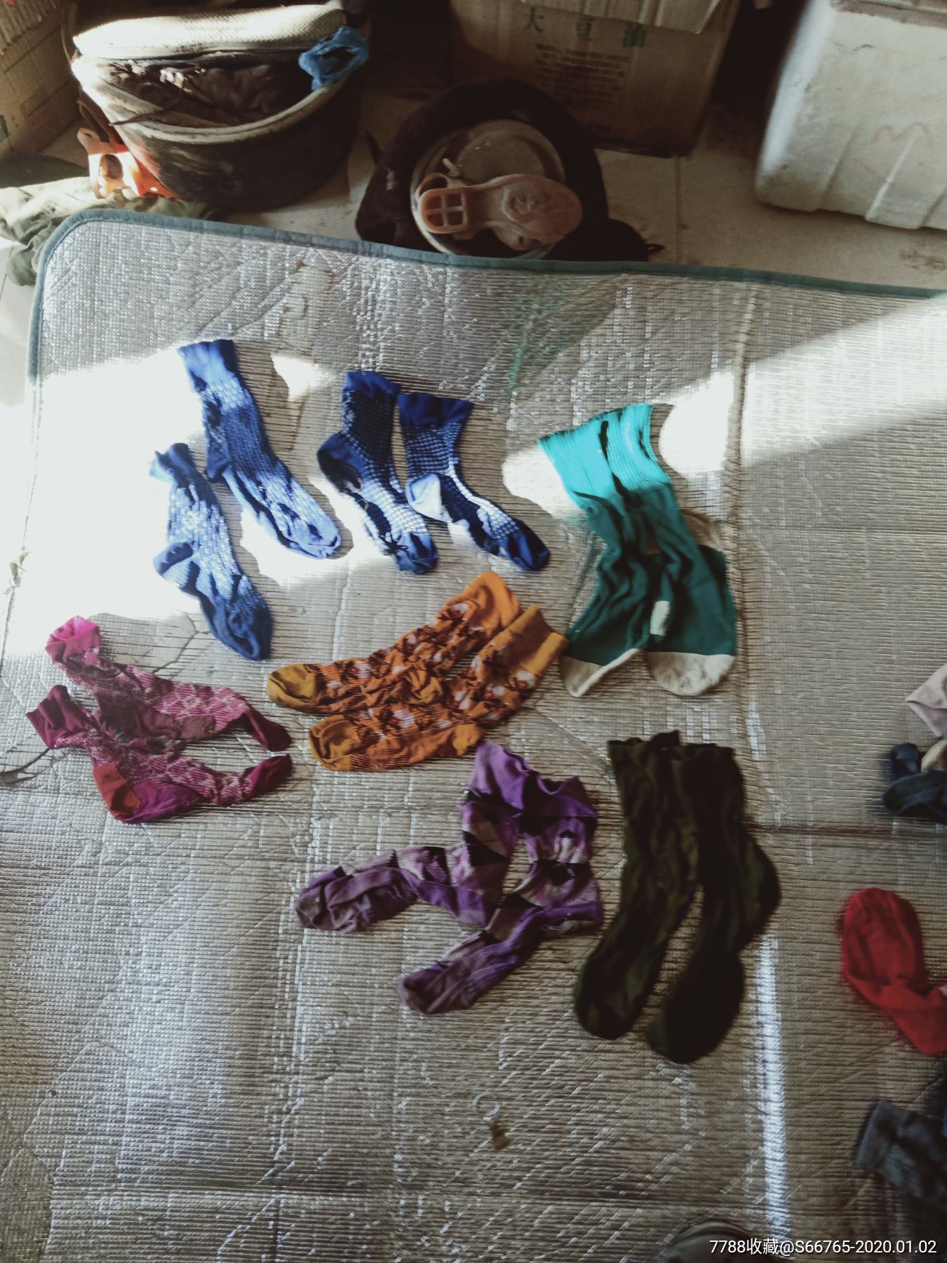 怀旧老尼龙袜7双-袜子-7788收藏__收藏热线