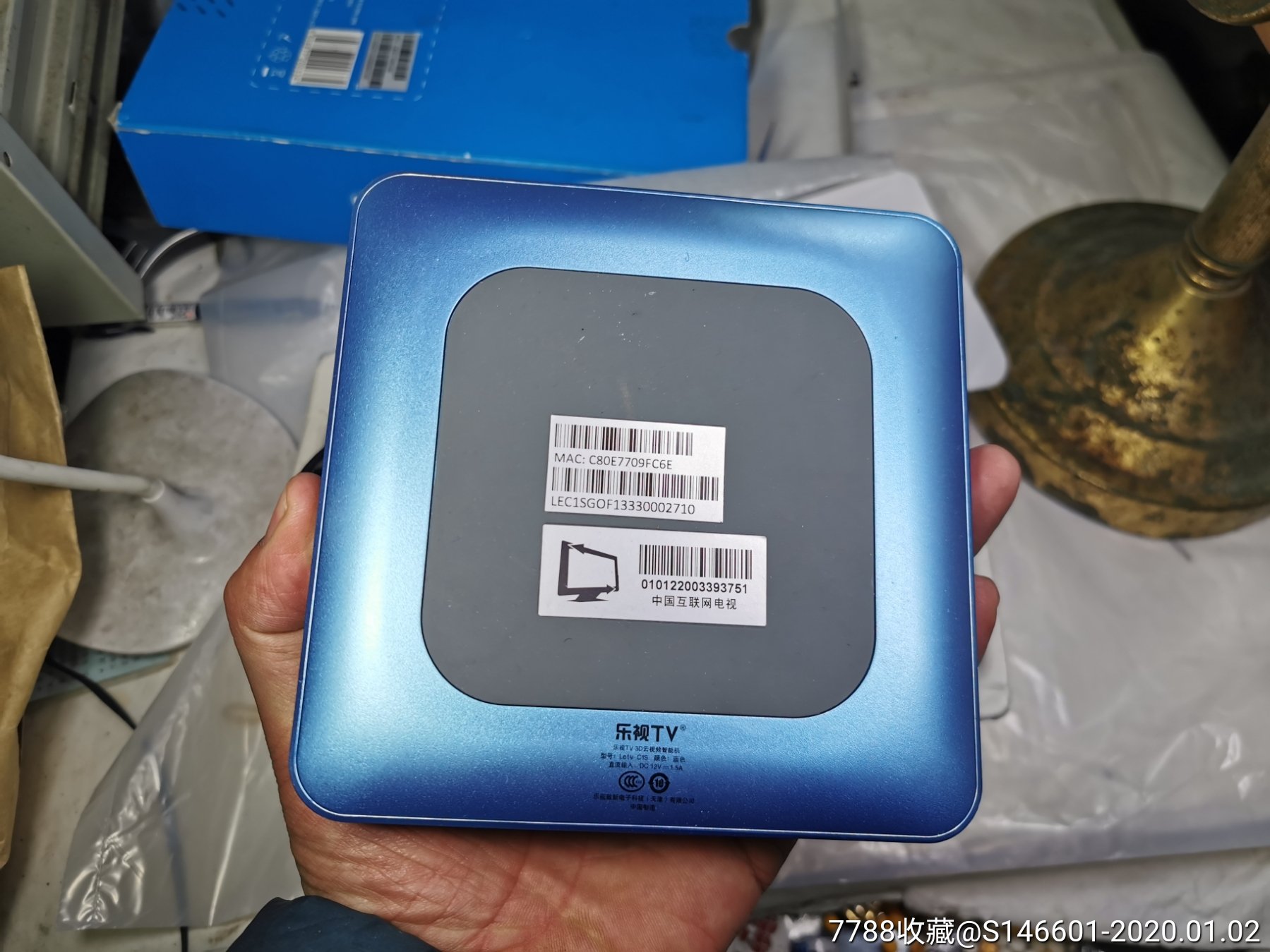 letv乐视tv3d云视智能机顶盒型号c1s银黑色全新没使用过让给须要的