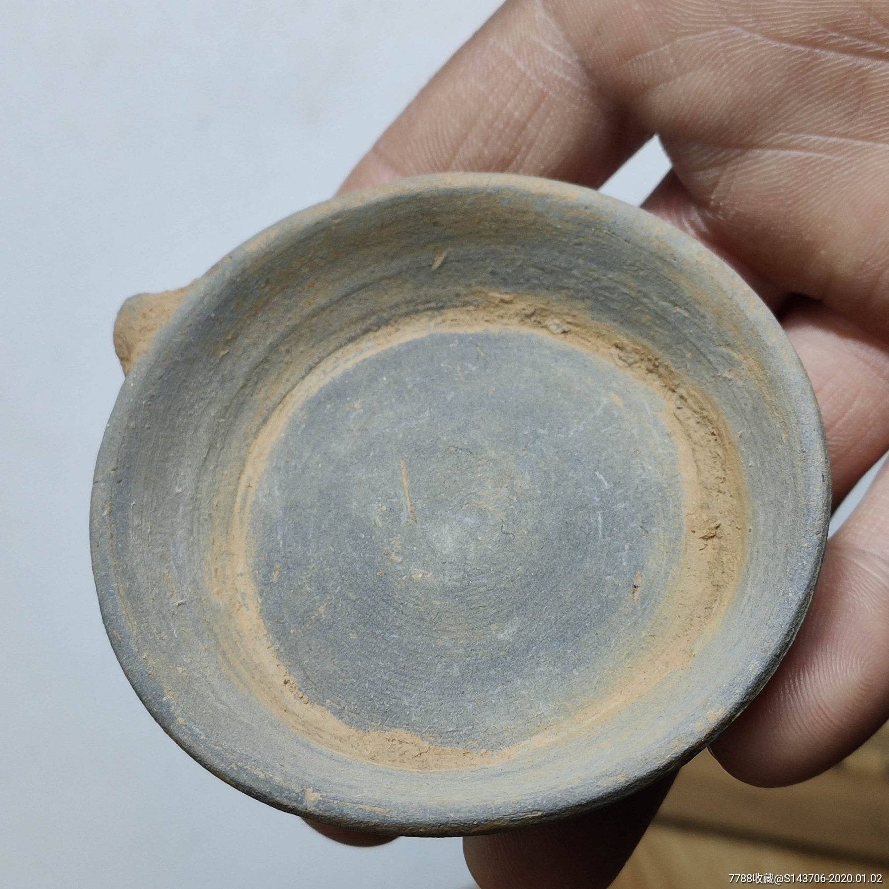 宋代越窑系古青瓷灯盏,a7