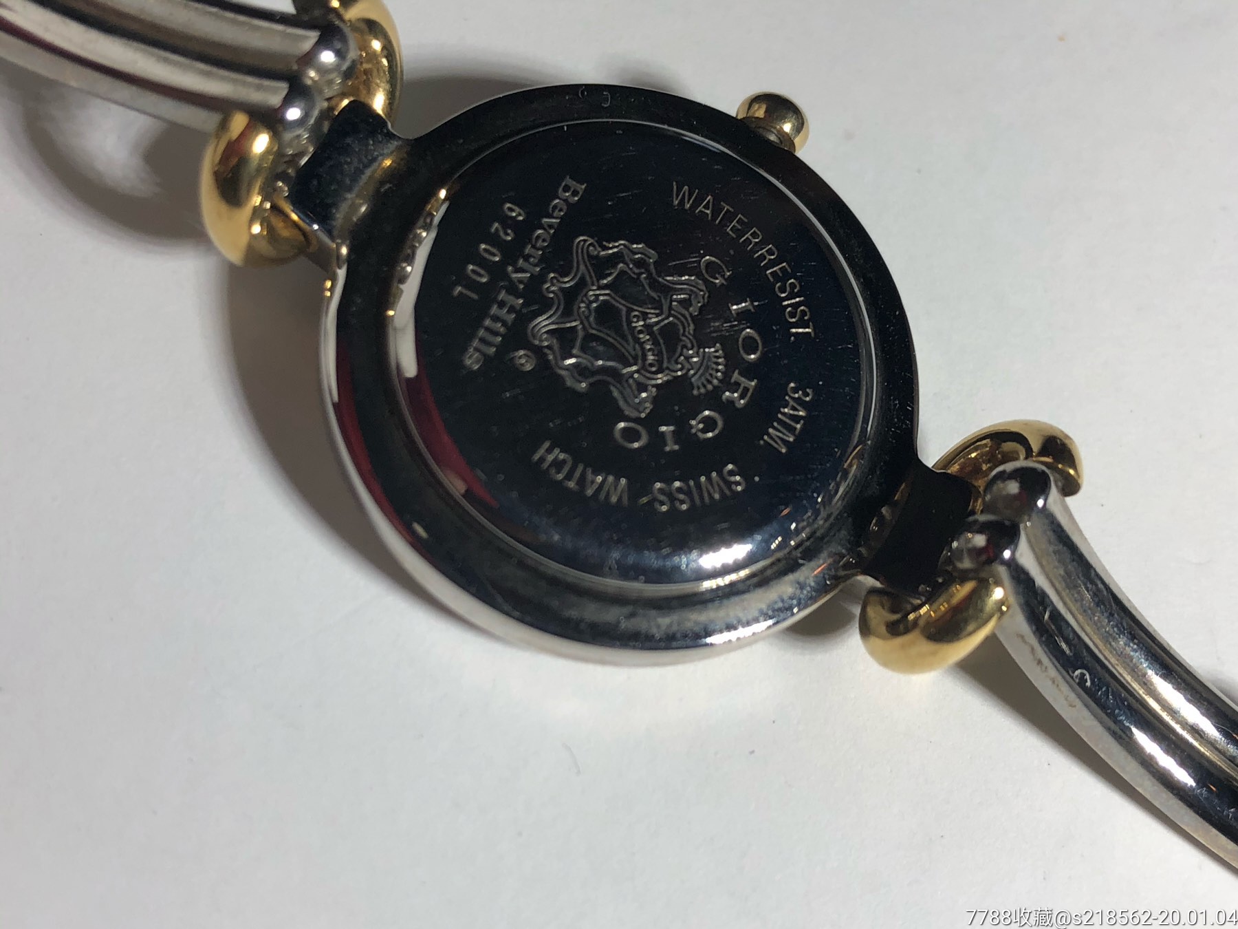 瑞士原装正品giorgiobeverlyhills石英女表手镯腕表表盘26m-手表/腕表