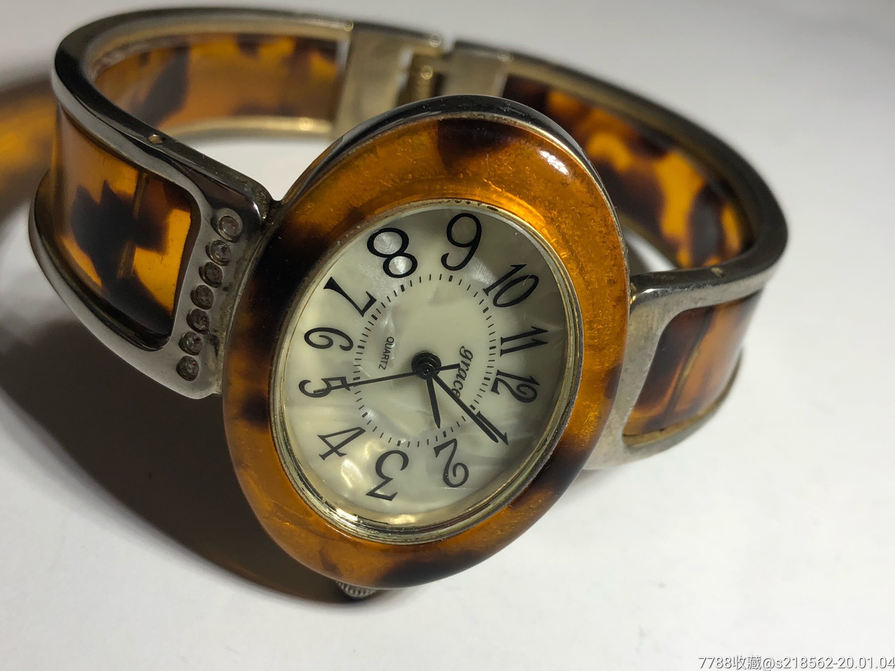 日本品牌grace石英女表手镯腕表miyota机芯表盘26*36mm厚7.5mm