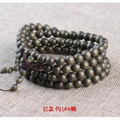 金丝楠阴沉木佛珠8mm108颗佛珠木手串(au22071503)_7788收藏__收藏热线