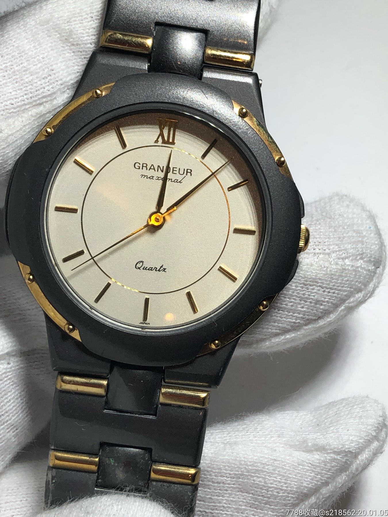 首页 拍卖 手表/腕表 >> 瑞士grandeur尊德石英男表表盘34mm厚8mm表带