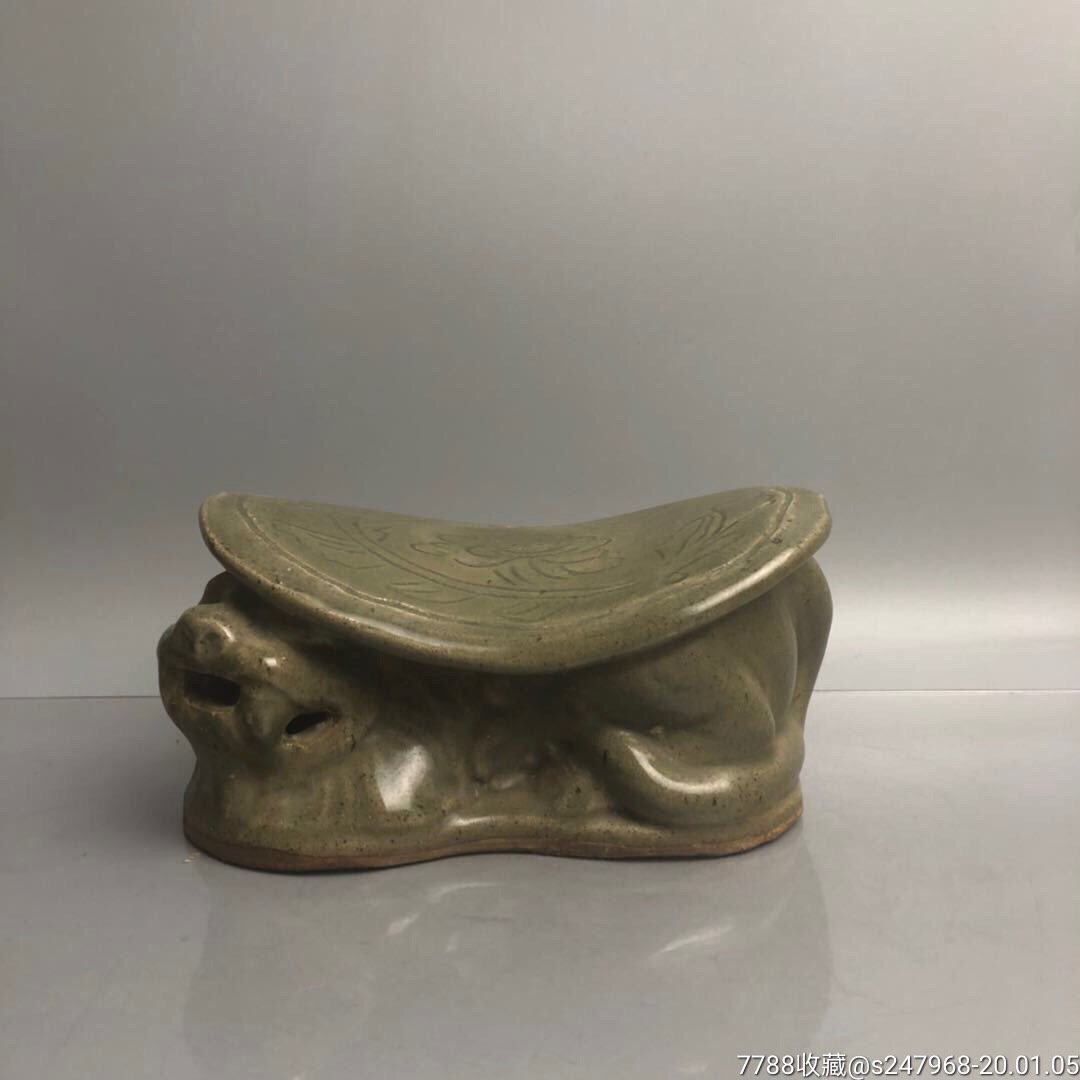越窑老虎枕,青瓷/秘色瓷_第1张