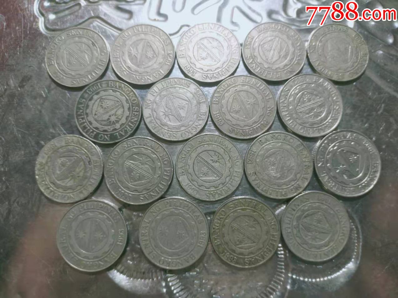 菲律宾硬币1比索18枚