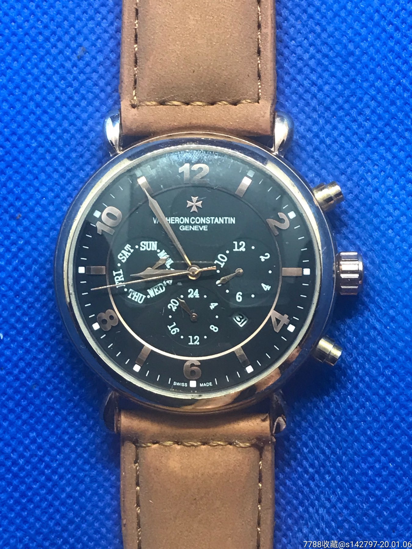 全新国产新款自动机械大表,表径连把头49mm,走时正常