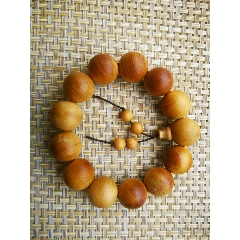 崖柏陈华云纹木手串18MM佛珠(au22102154)_7788收藏__收藏热线