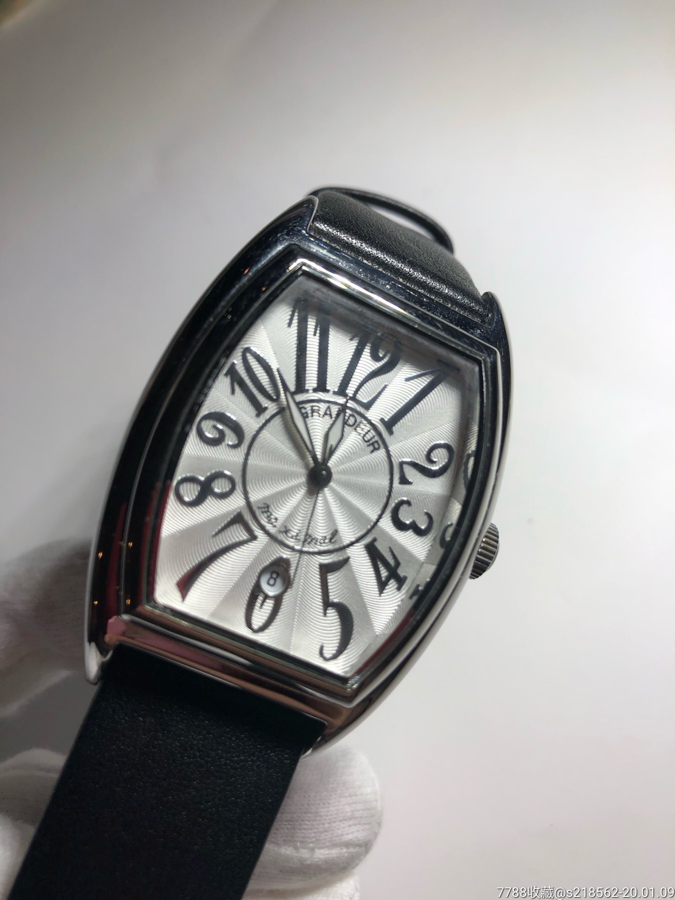 grandeur古兰德石英男表表盘35*41mm厚11mm日历显示日本售价1-手表