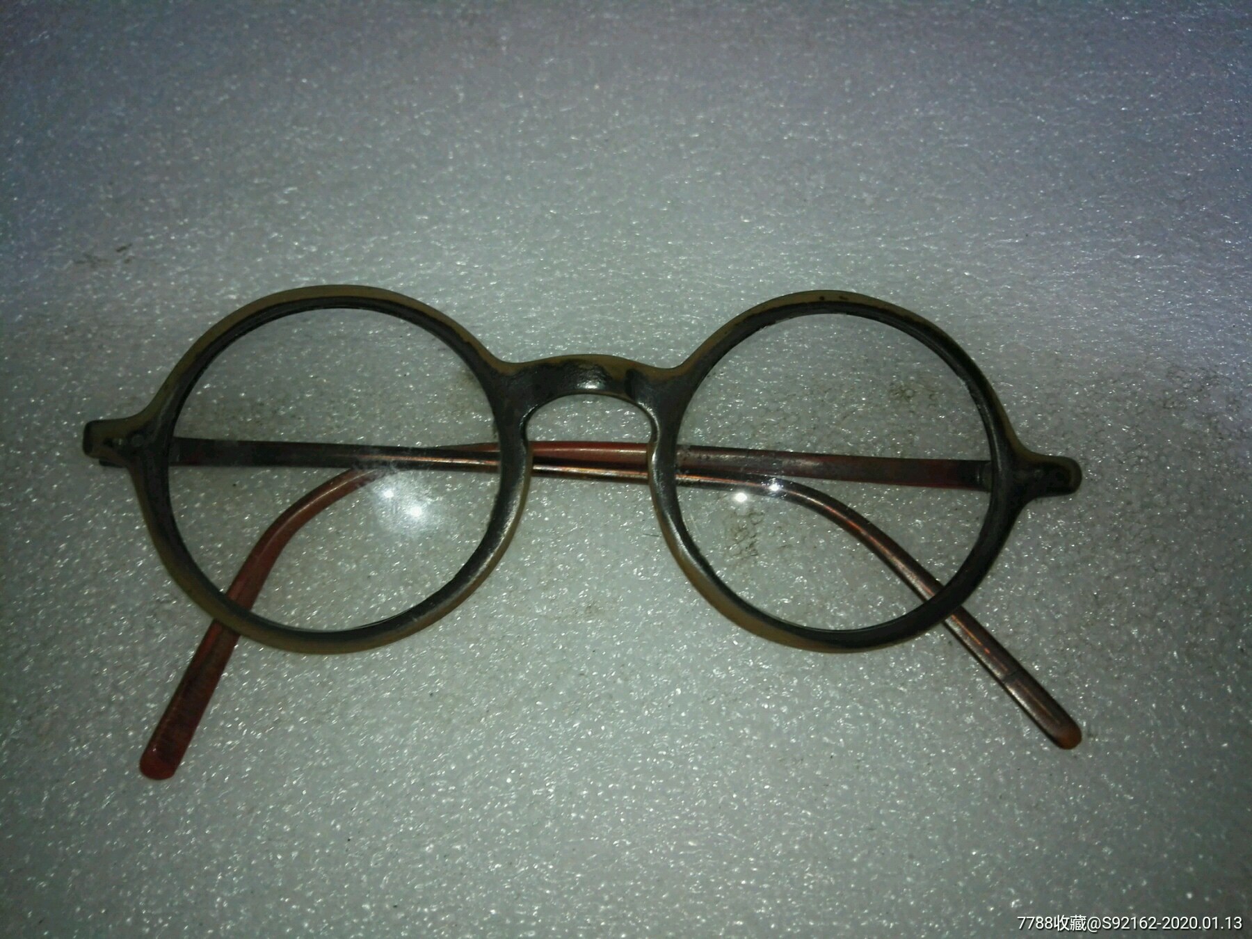 民国时期老眼镜-镜框直径2公分