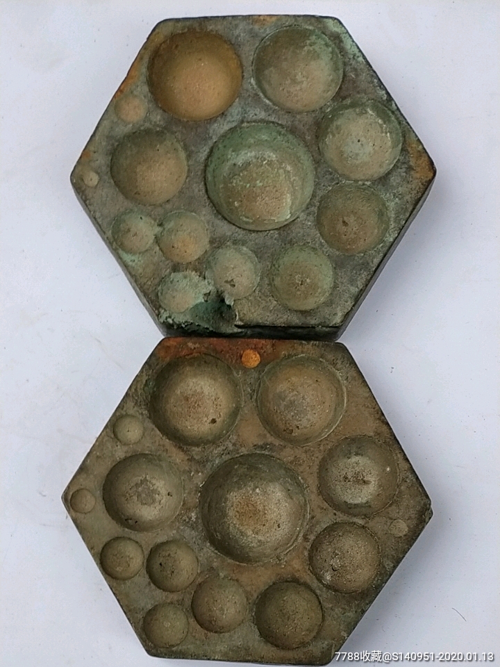 《铜合金模具》2个,做金银货必备模具,重量2.36斤_价格1200元_第1张