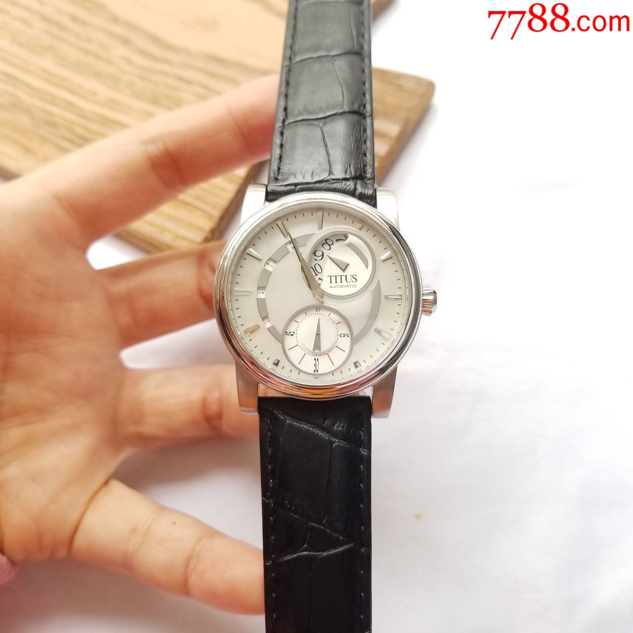 【走时,自动陀坏了!当配件拍卖!】titus-铁达时-自动机械男表