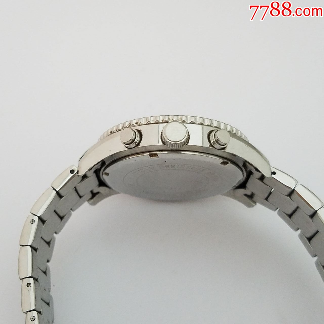 sprit电子计时男表【经典3眼放射拉丝纹表盘】【高闪刻度,指针】_手表