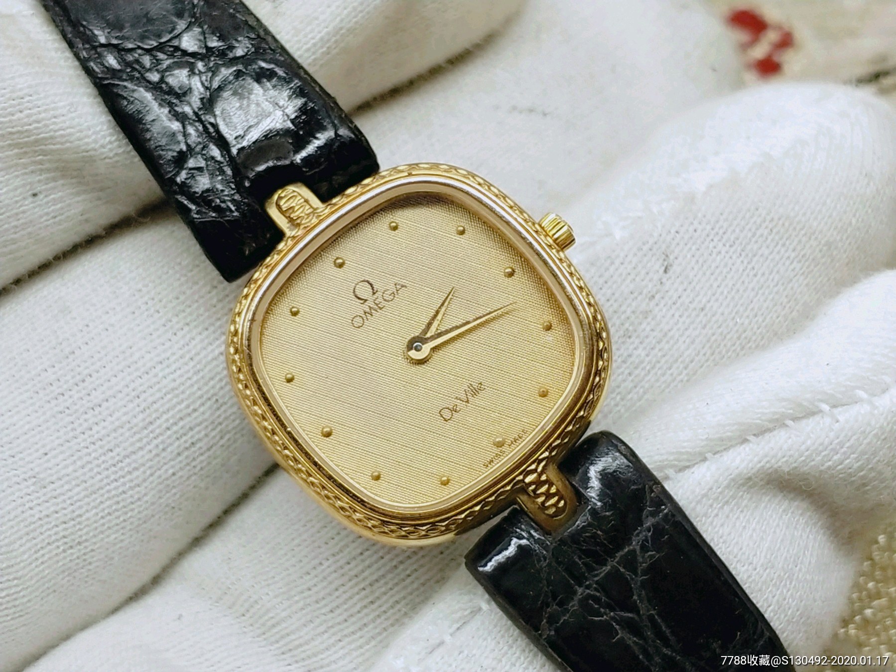 6钻【欧米茄蝶飞系列女士石英腕表】★【藏款·赤壁】-手表/腕表-7788