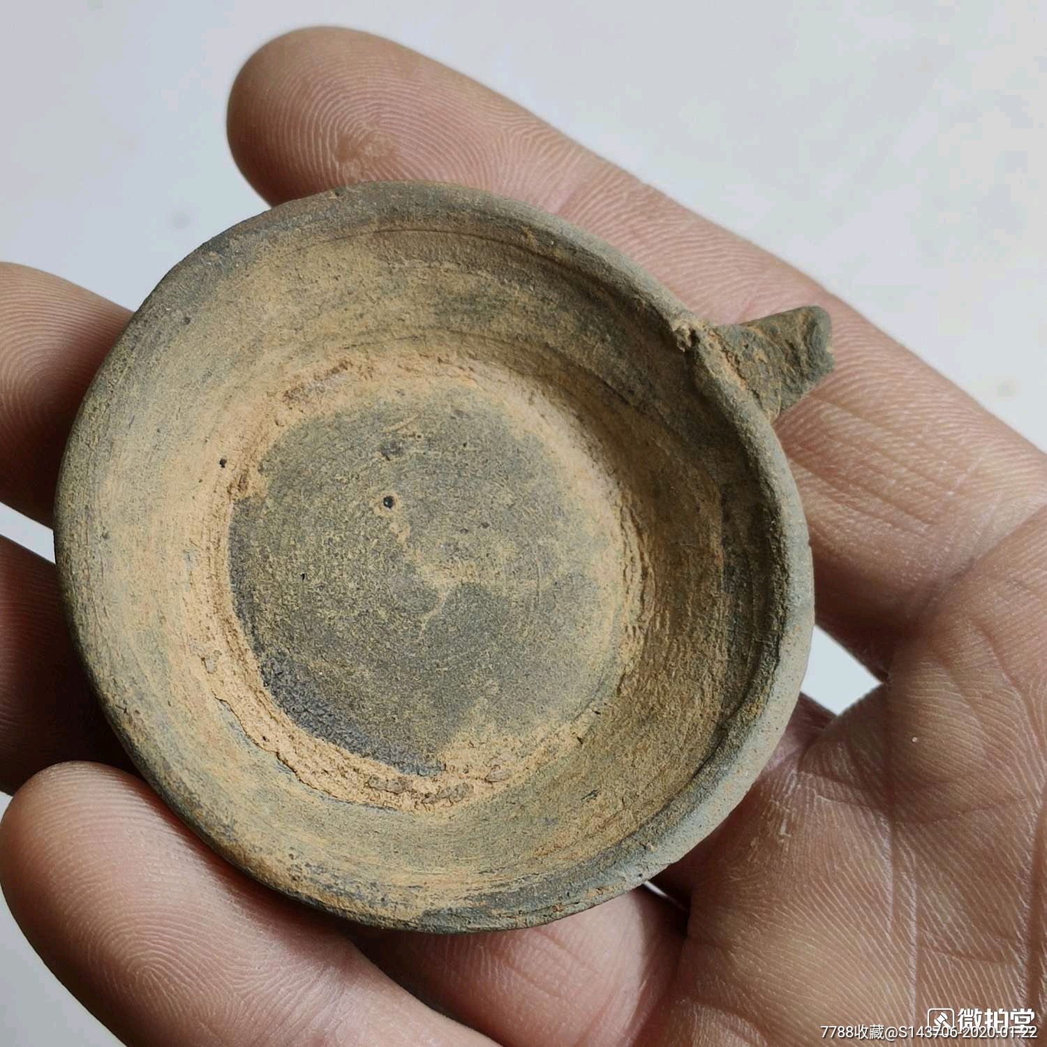 宋代越窑系青瓷灯盏,包真包邮,编号c