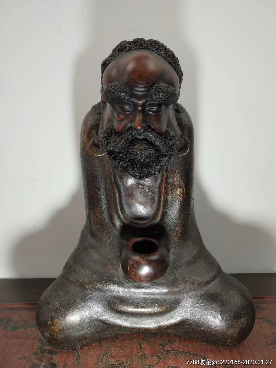 紫砂达摩祖师爷像