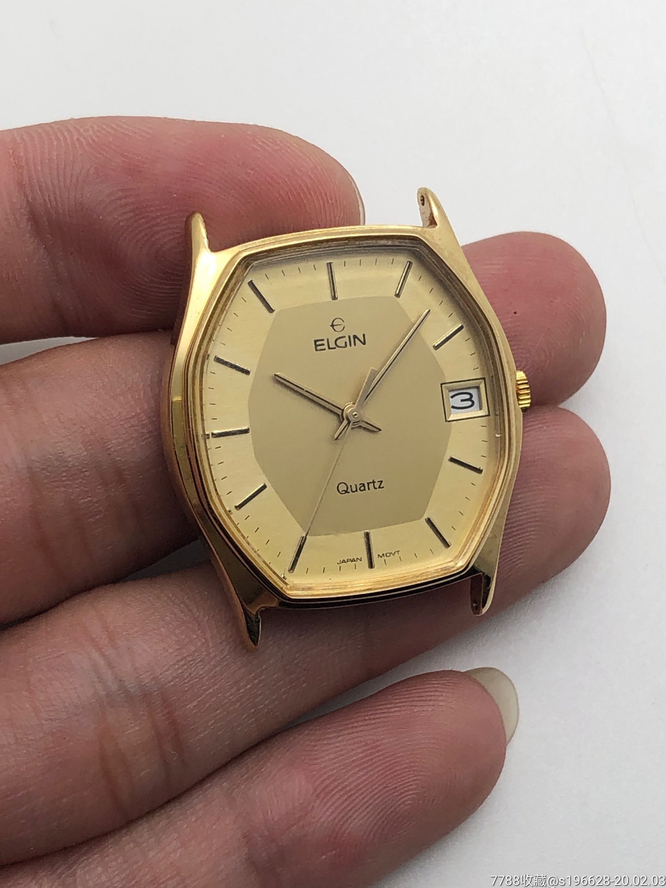 美国埃尔金石英男表,手表/腕表_第2张