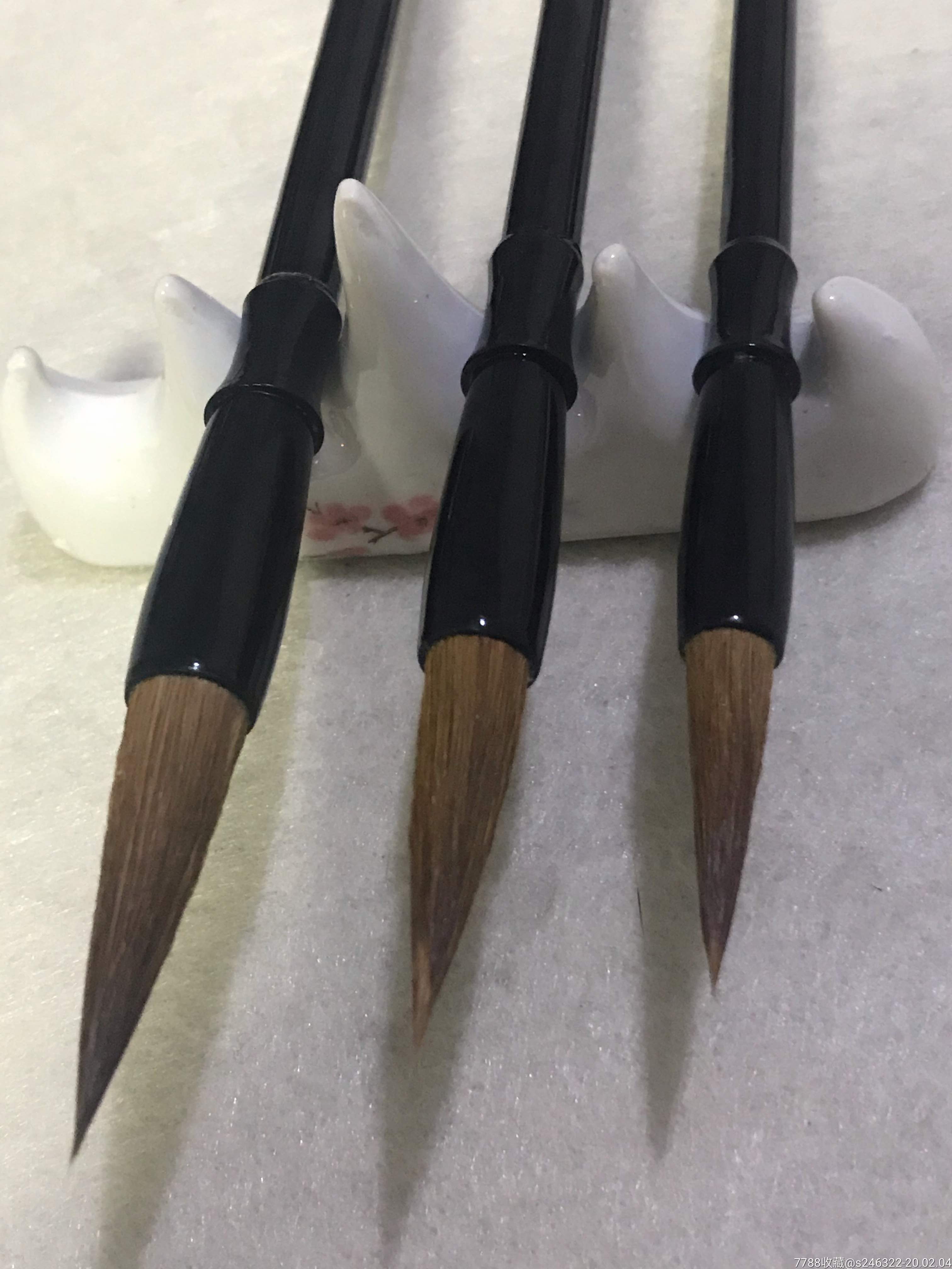 精制纯狼贡品狼毫毛笔3件套