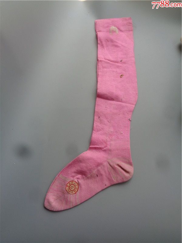 民国时期安东双和恒针织厂制作的长筒三寸金莲丝袜一双