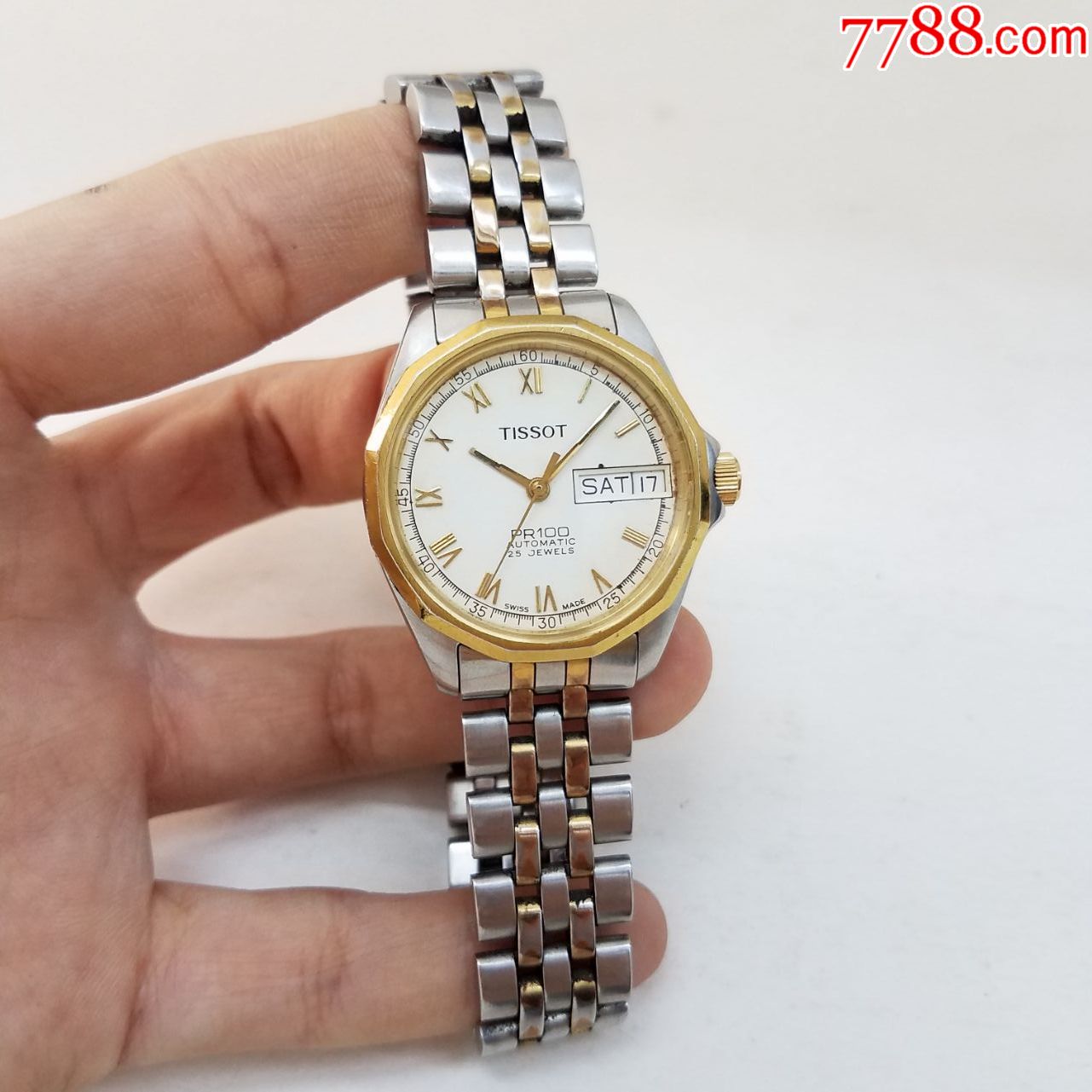 瑞士-天梭-pr100系列-自动机械中性男表【2836-2机芯】【优雅玫瑰金表