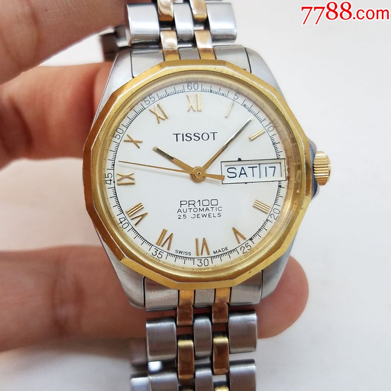 瑞士-天梭-pr100系列-自动机械中性男表【2836-2机芯】【优雅玫瑰金表