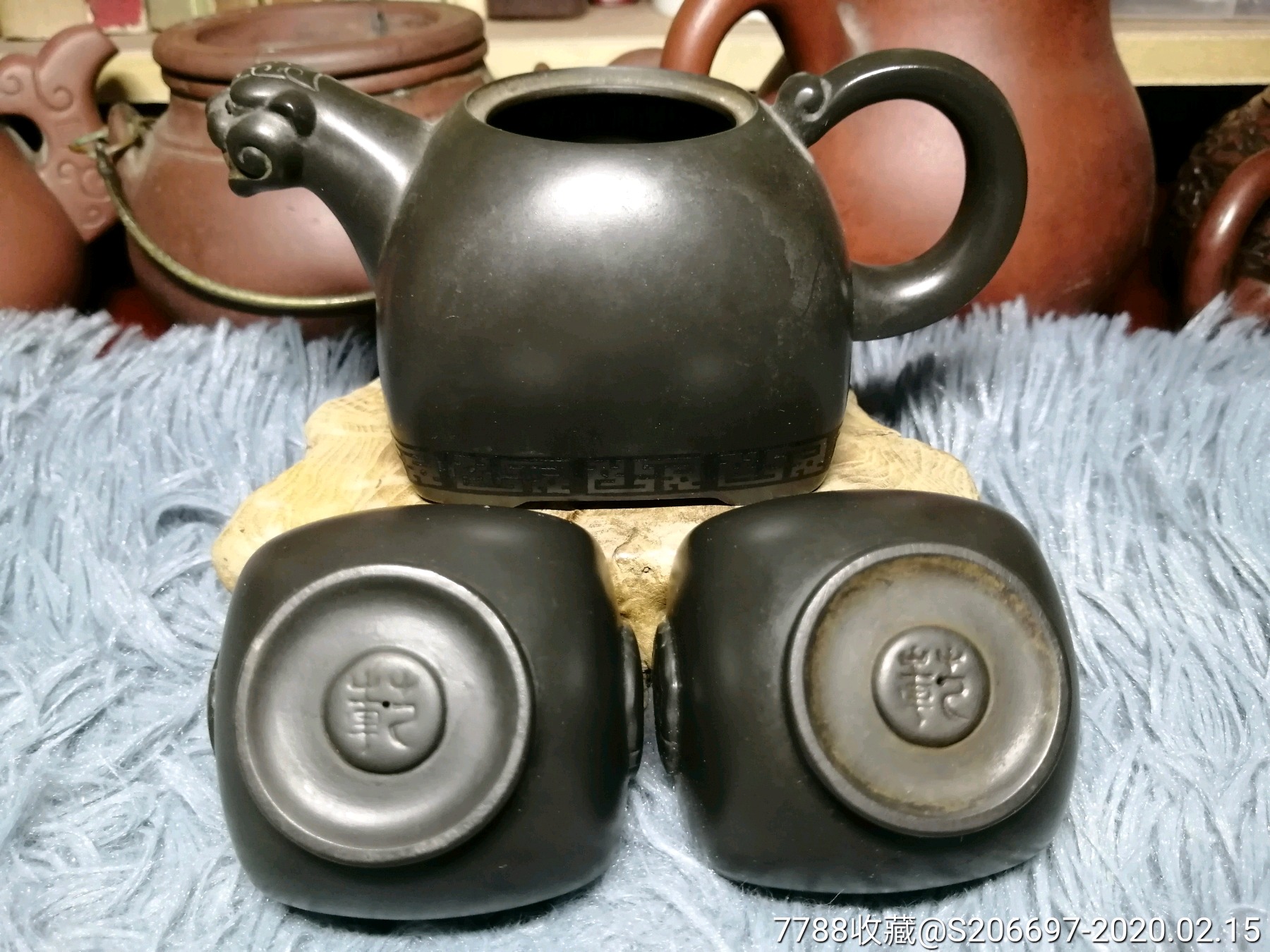 龙德堂紫砂茶具一套