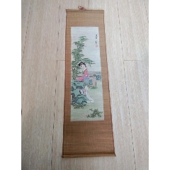 美女人物老竹帘画竹丝画(au22289740)_7788收藏__收藏热线