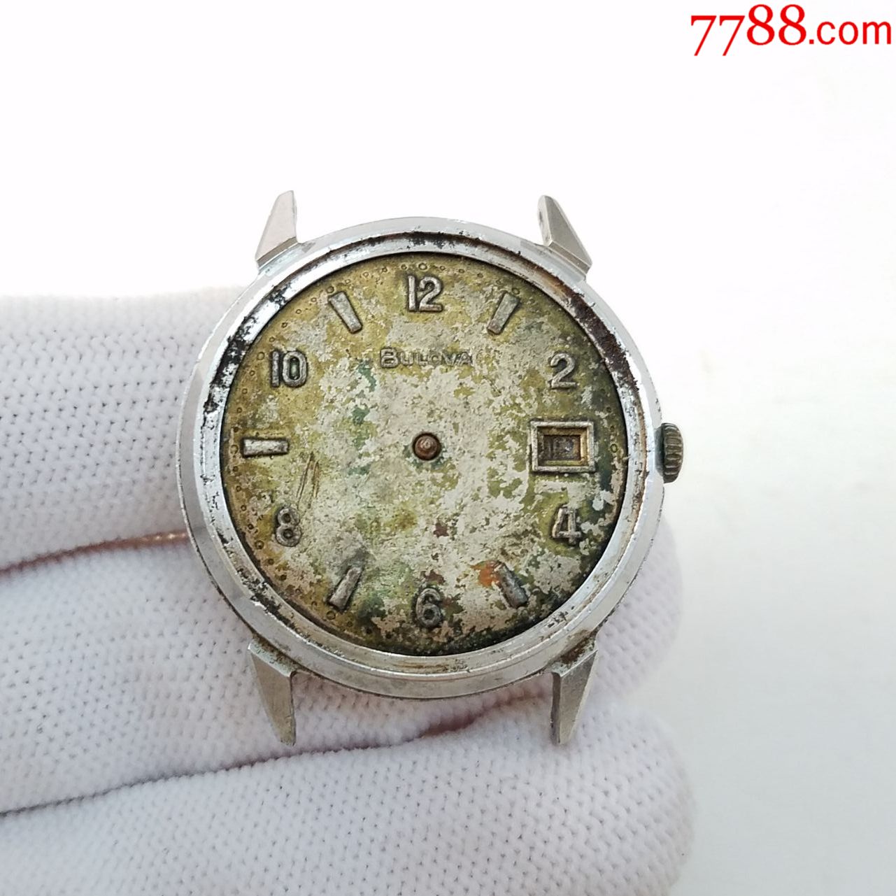 瑞士宝路华自动机械男表【17钻黄金套筒避震器机芯】【不走】_手表