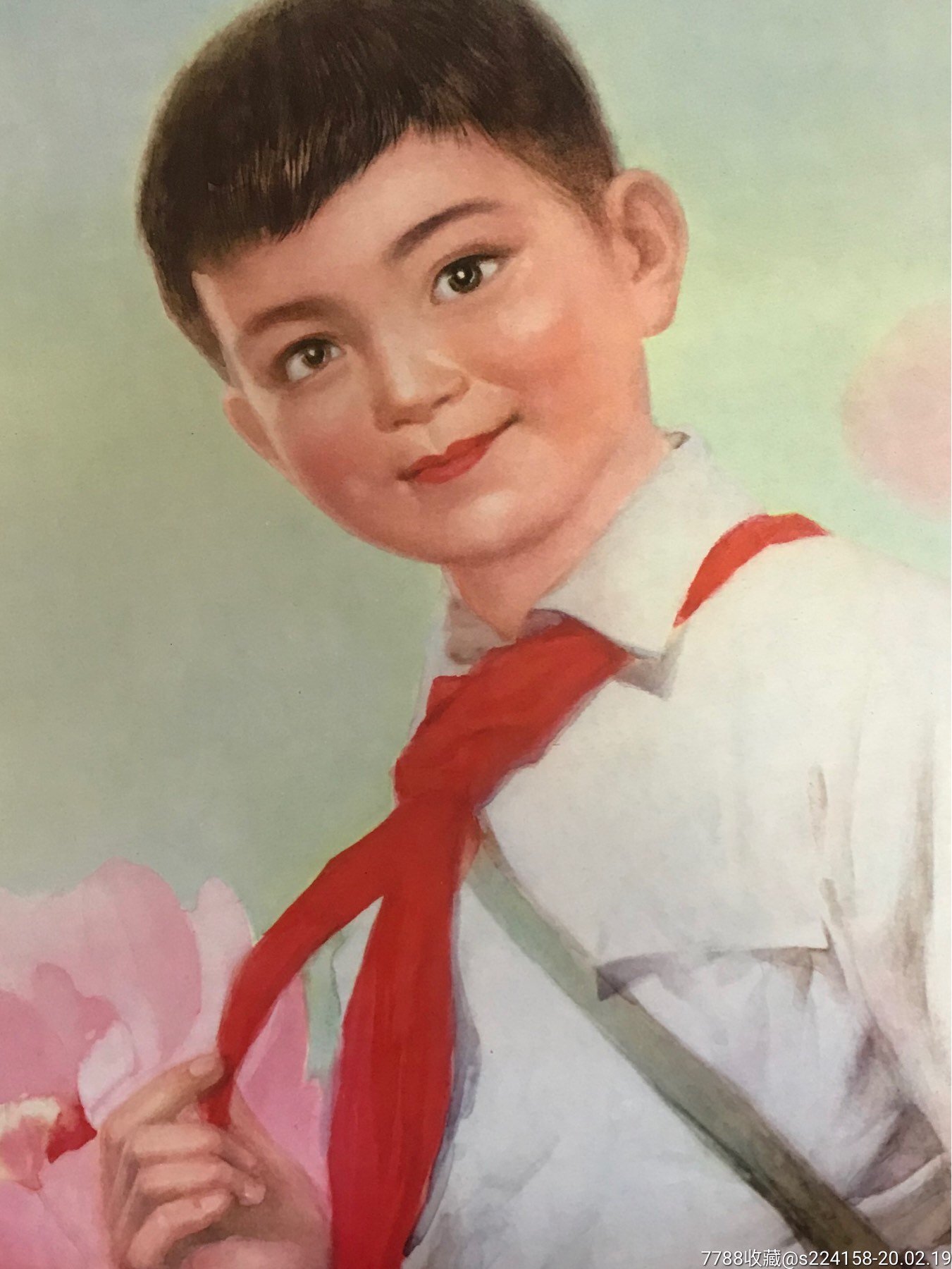 我是光荣的少先队员,年画/宣传画,绘画稿印刷,年画,八十年代(20世纪)