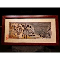 天然原石奇石国画石草花石摆件(au22317768)_7788收藏__收藏热线