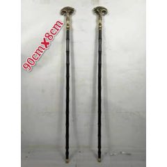 下乡收到紫檀龙头拐杖，龙头为紫铜制作，形象逼真，霸气十足，器型独特，永不变形(au22339706)_7788收藏__收藏热线