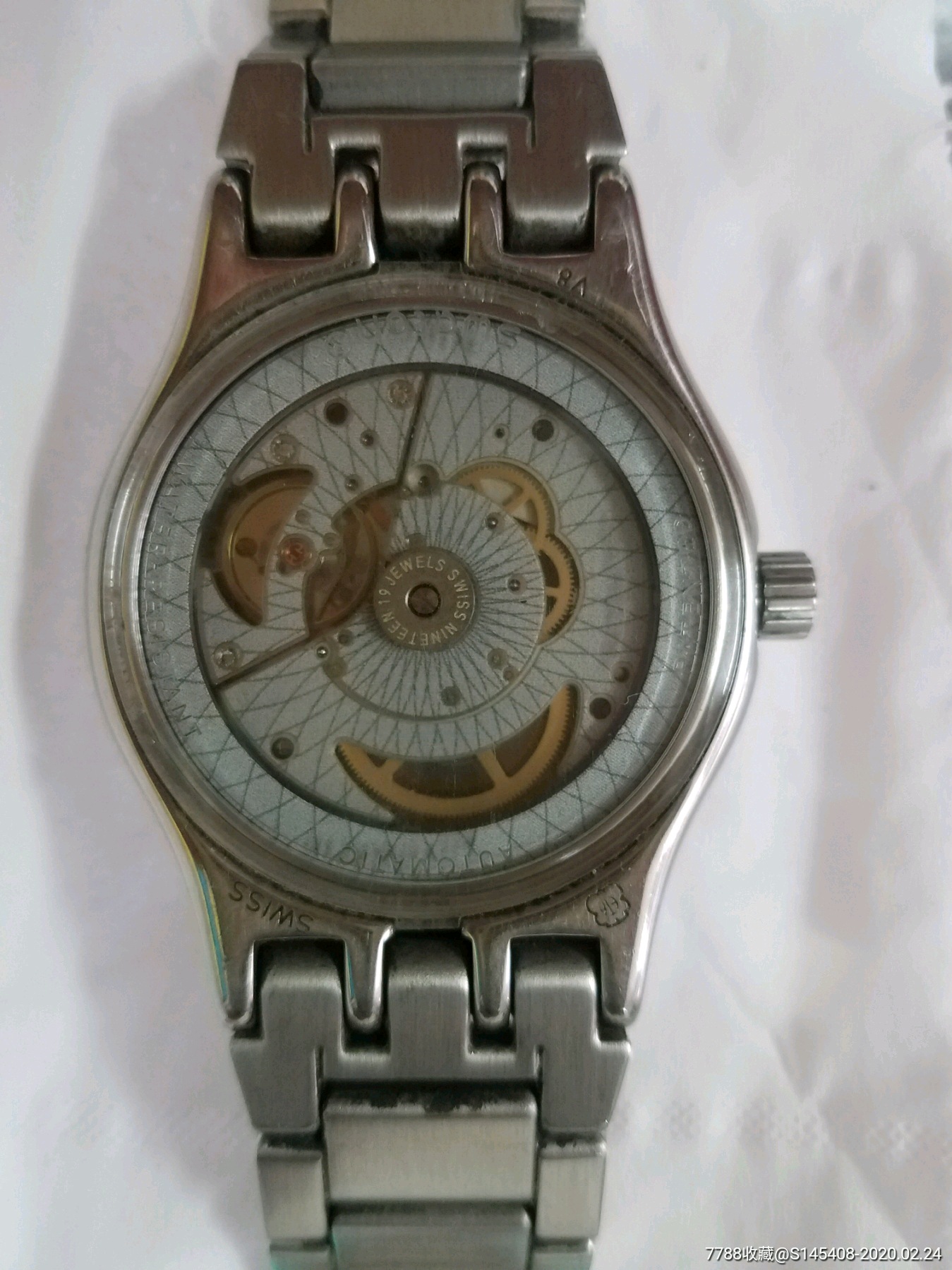 原装瑞士斯沃琪v8机芯走时精准