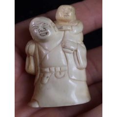 清末民国左右特殊珍贵材料摆件手把件儿，大型鹿麋鹿角制品(au22350965)_7788收藏__收藏热线