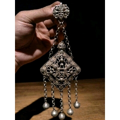 民国时期:银香囊挂件(au22356247)_7788收藏__收藏热线