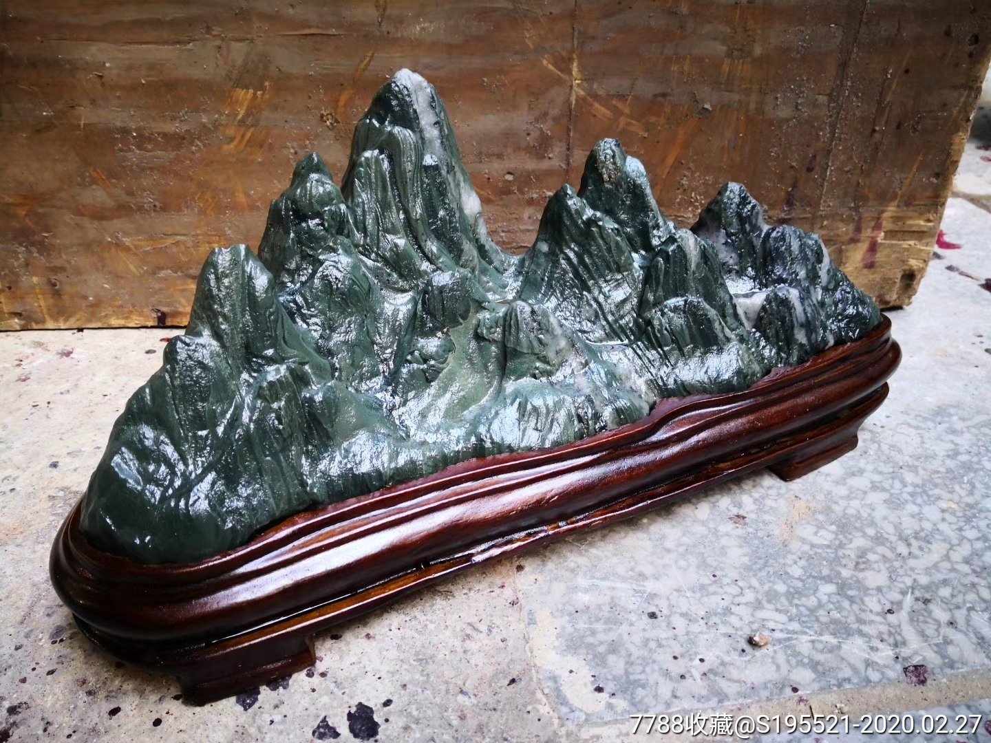 天然原石奇石贵州青石摆件