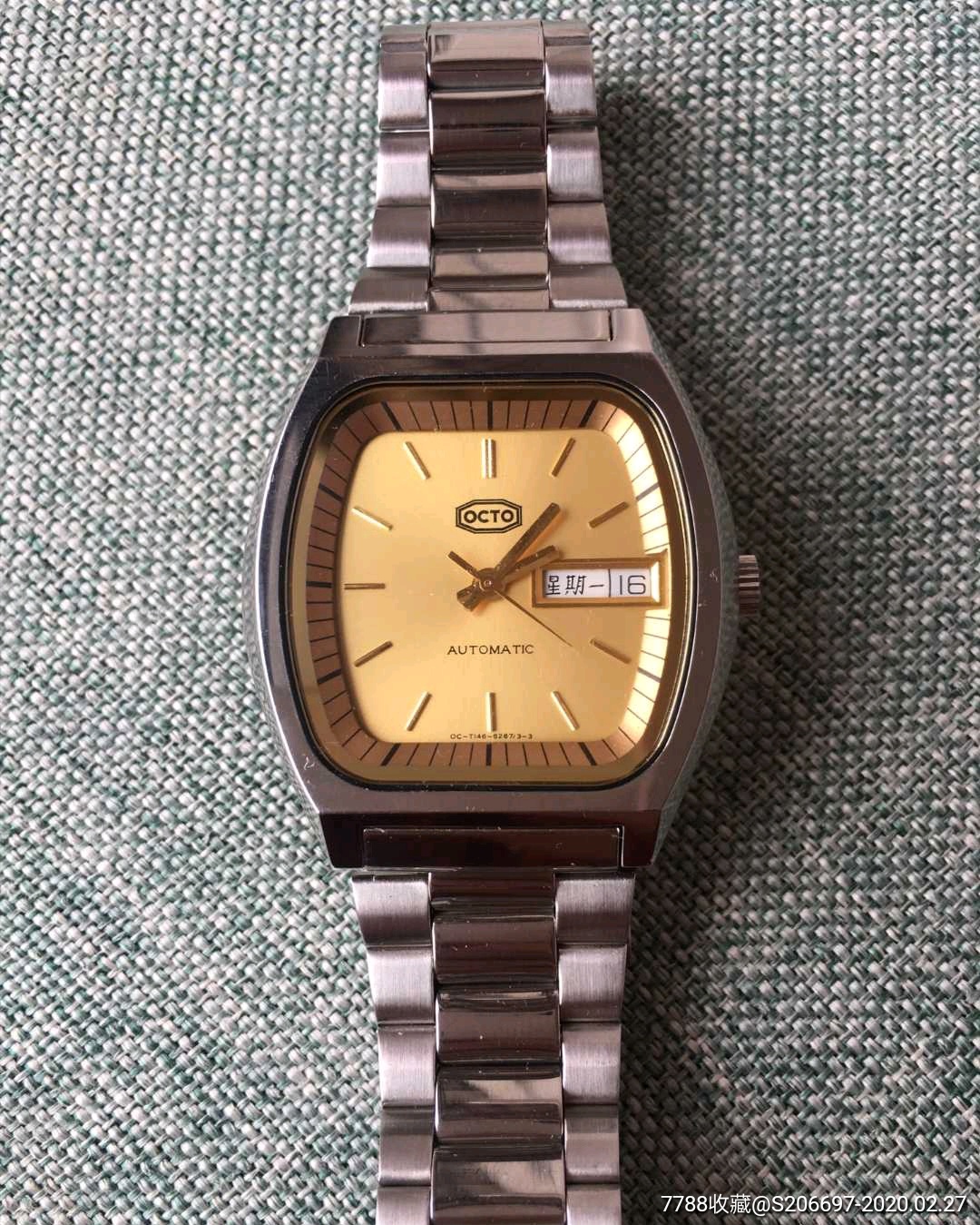 进行点评点评:0浏览量:备注:瑞士octo手表(乐都)机械表瑞士机芯品相好