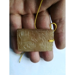 疫情无情，古玩有爱，和田玉牌子，纯手工制作，低拍！机会！(au22371659)_7788收藏__收藏热线