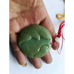 疫情无情，古玩有爱，和田玉牌子，纯手工制作，低拍！机会！(au22371700)_7788收藏__收藏热线