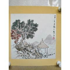 小精品，古義山水名家劉天藝老師精品，歡迎撿漏