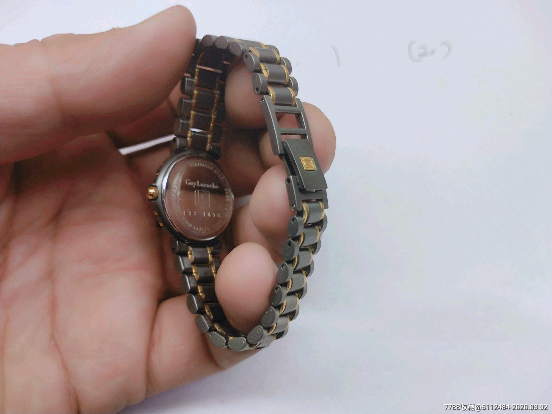 近美品7钻guylaroche姬龙雪漂亮女士石英经典腕表_手表/腕表_第7张