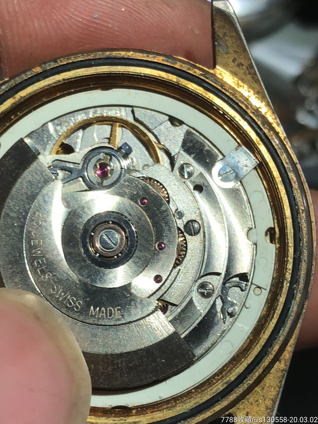 瑞士2834-2精打磨梅花机芯